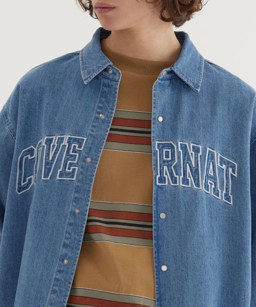 ARCH LOGO DENIM SHIRT