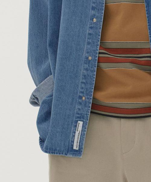 ARCH LOGO DENIM SHIRT