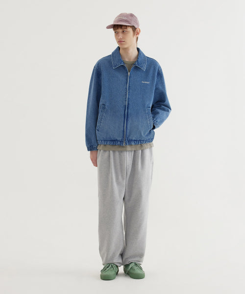 DENIM ZIP-UP JACKET