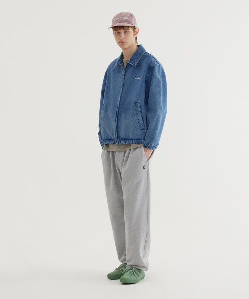 DENIM ZIP-UP JACKET