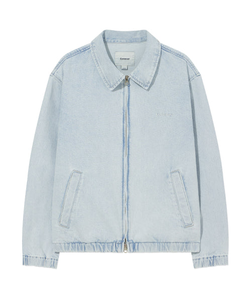 DENIM ZIP-UP JACKET