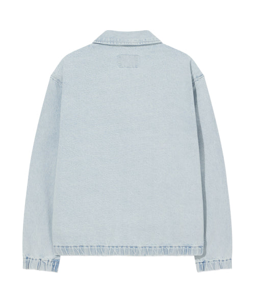 DENIM ZIP-UP JACKET