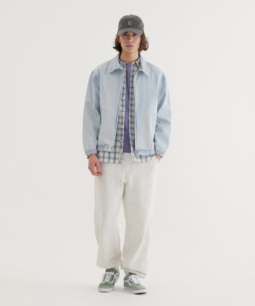 DENIM ZIP-UP JACKET