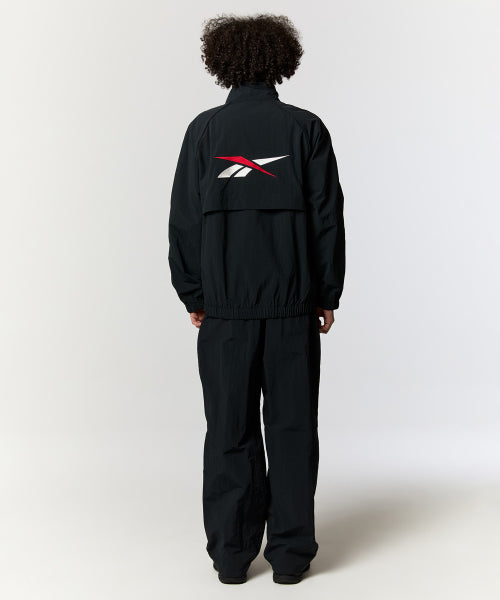 에센셜 웜업 윈드 브레이커 - 블랙