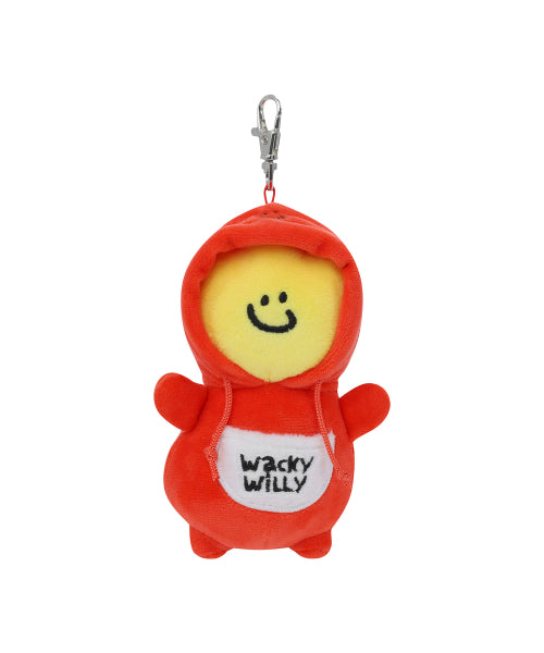 Hooded kiki key ring red