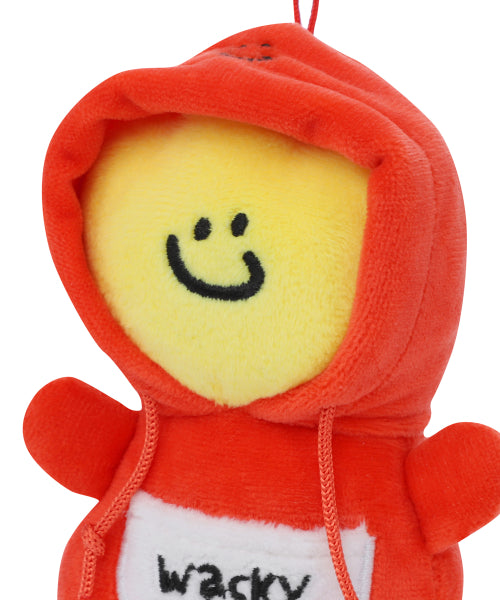 Hooded kiki key ring red