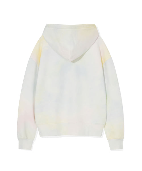 Women's Blur Graphic Semi-Overfit Hoodie Pattern
