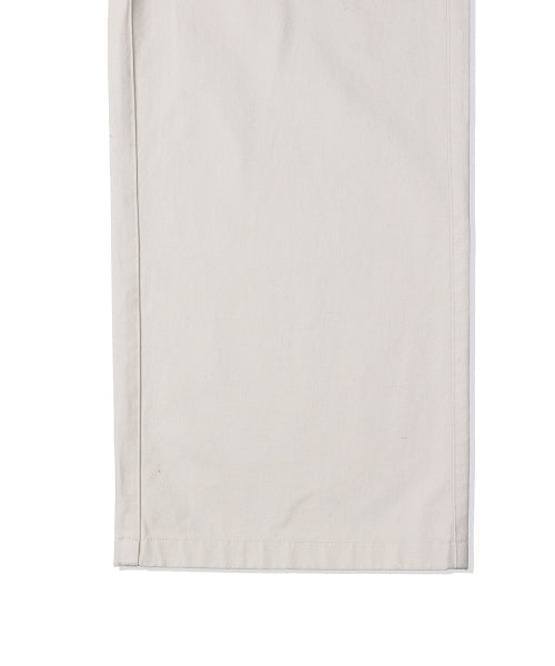 Women's cotton cargo pants cream