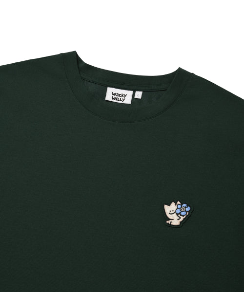 Kiki Double Wappen Short Sleeve T-shirt Green