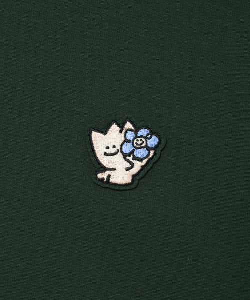 Kiki Double Wappen Short Sleeve T-shirt Green