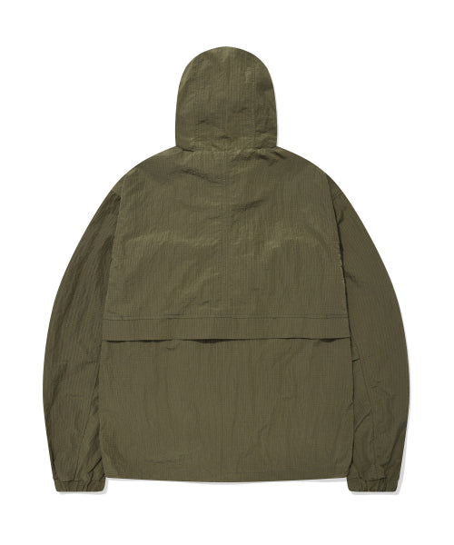 Utility Pocket Hooded Jumper Khaki