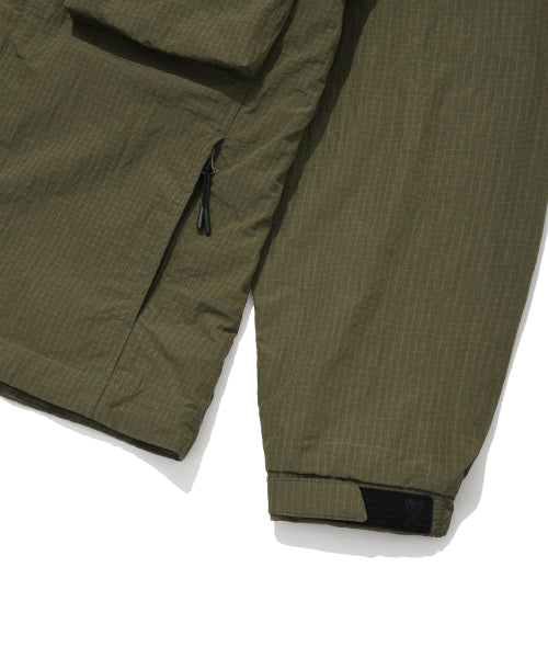 Utility Pocket Hooded Jumper Khaki