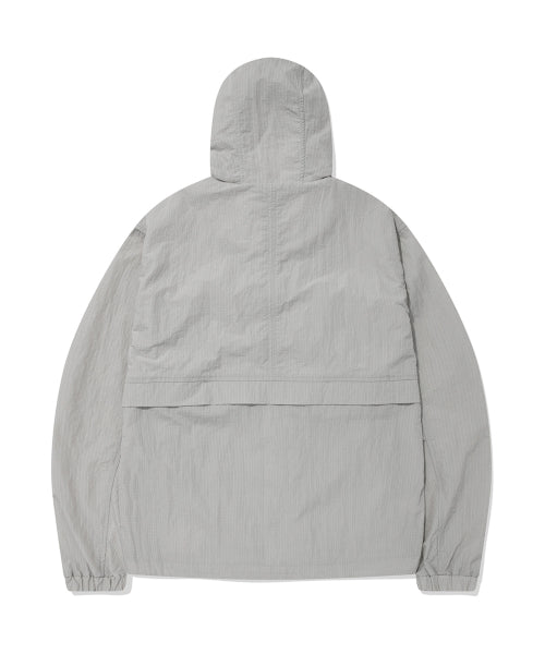 Utility Pocket Hooded Jumper Light Gray