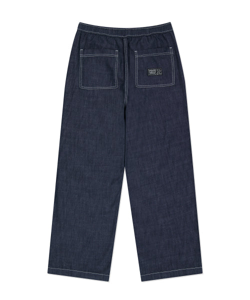 Easy denim pants blue