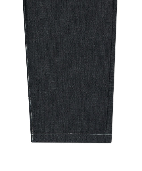 Easy denim pants black