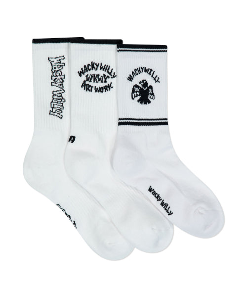 File socks 3PACK white