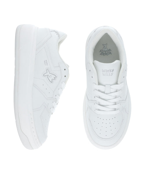 Kiki Cup Brush Sneakers White
