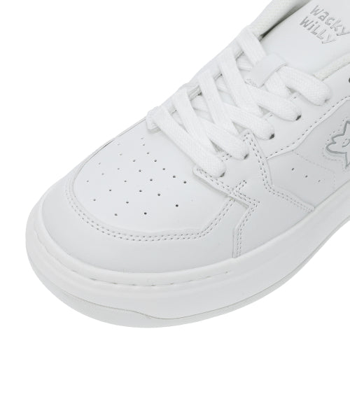 Kiki Cup Brush Sneakers White