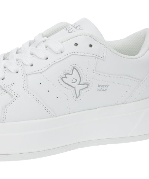 Kiki Cup Brush Sneakers White