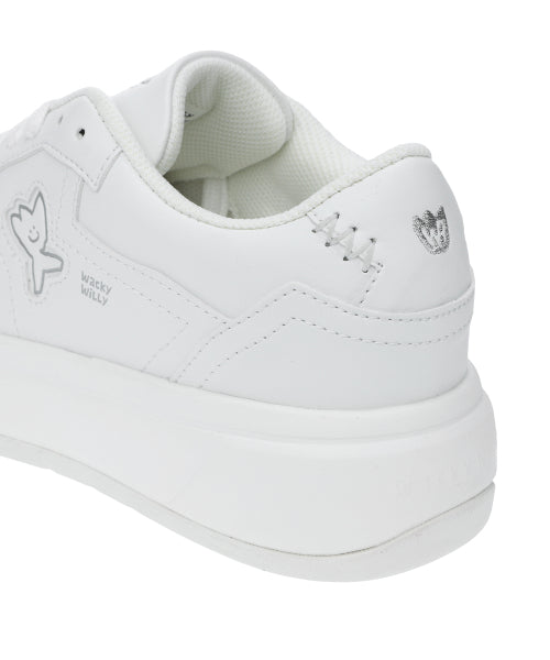 Kiki Cup Brush Sneakers White