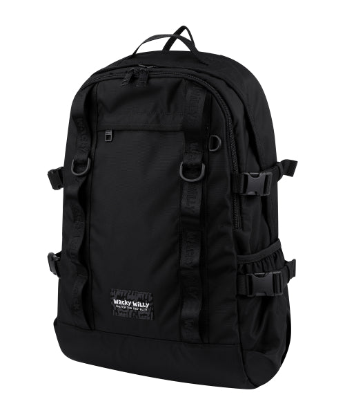 [25SS] Corduroy Webbing Backpack Black