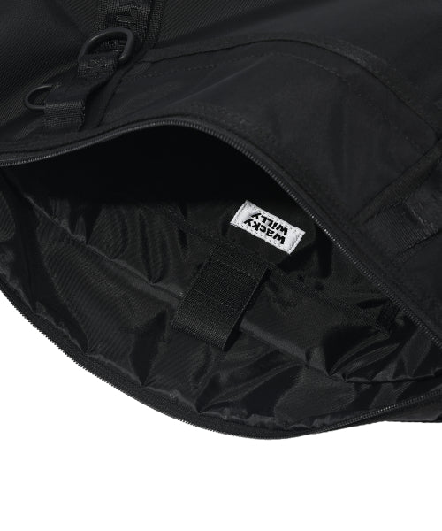 [25SS] Corduroy Webbing Crossbag Black
