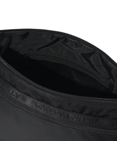 [25SS] Corduroy Webbing Crossbag Black