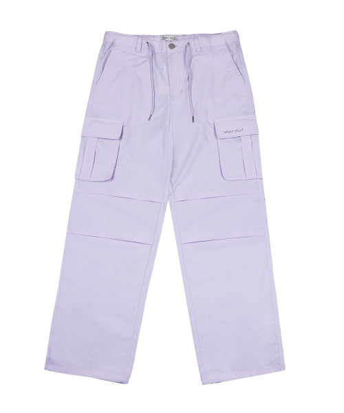 Women's Nylon Parasuit Pants Lavender