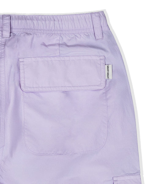 Women's Nylon Parasuit Pants Lavender