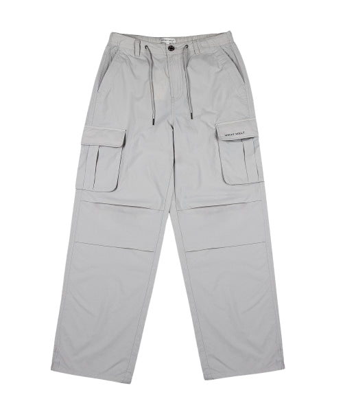 Women's Nylon Parasuit Pants Gray