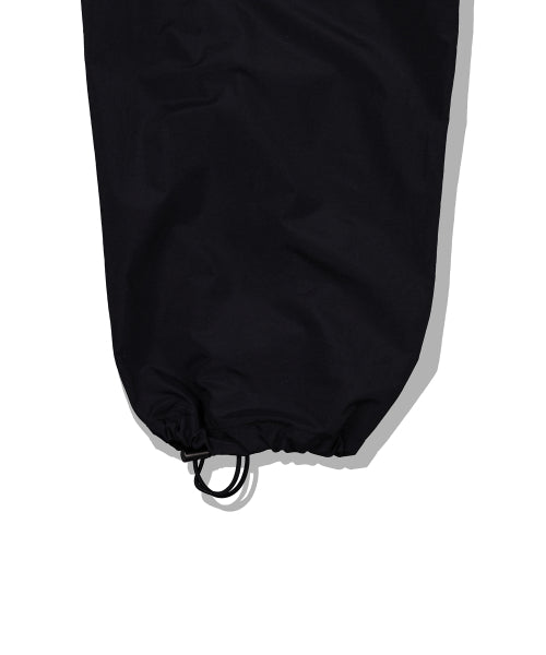 Women's Nylon Parasuit Pants Black