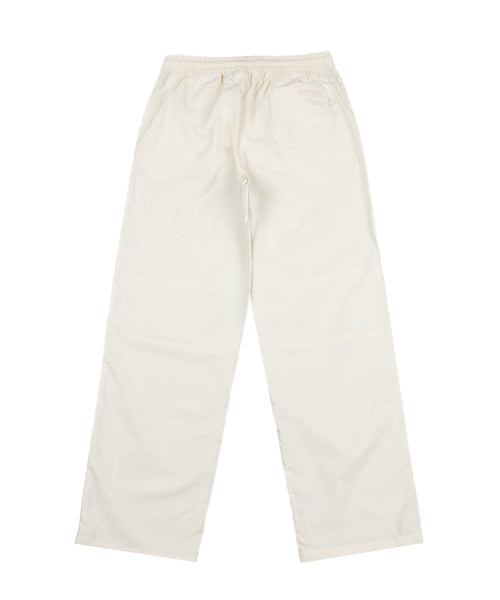 Women's nylon banding pants cream