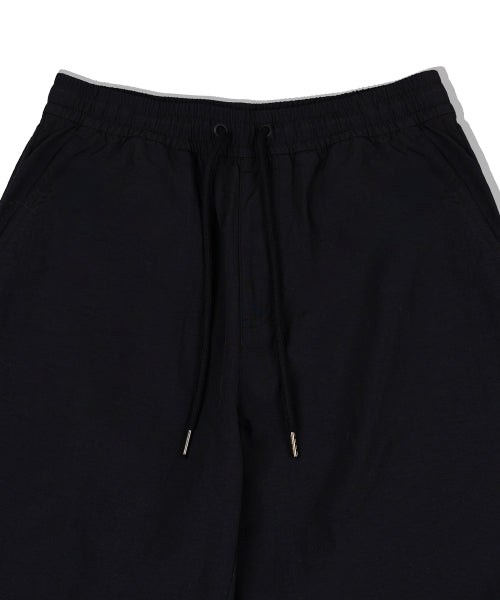 Women's nylon banding pants black