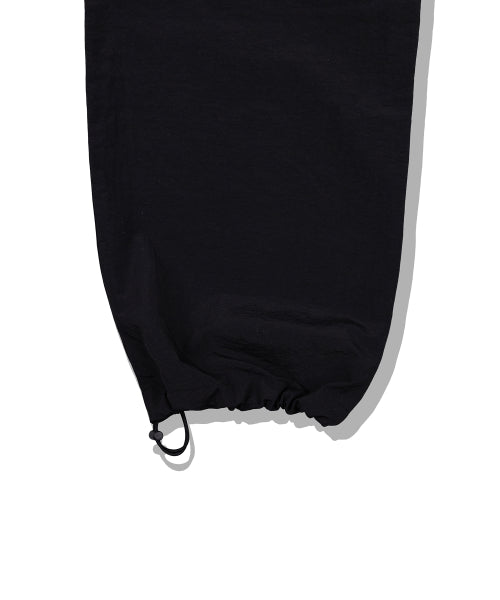 Women's nylon banding pants black