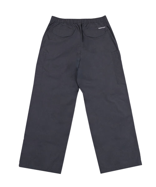 Nylon workwear pants charcoal