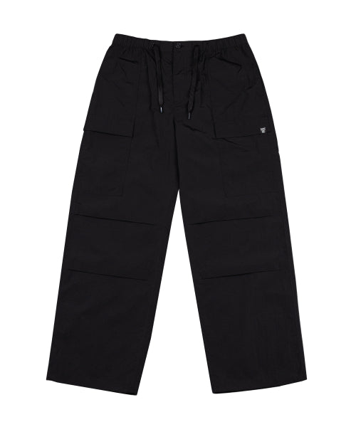 Nylon Workwear Pants Black