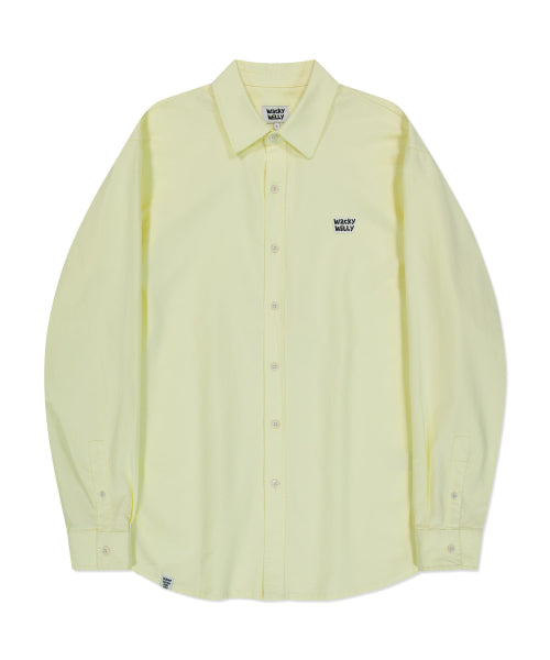 Kiki Oxford Long-Sleeved Shirt Yellow