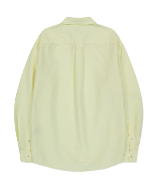 Kiki Oxford Long-Sleeved Shirt Yellow