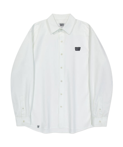 Kiki Oxford Long-Sleeved Shirt White