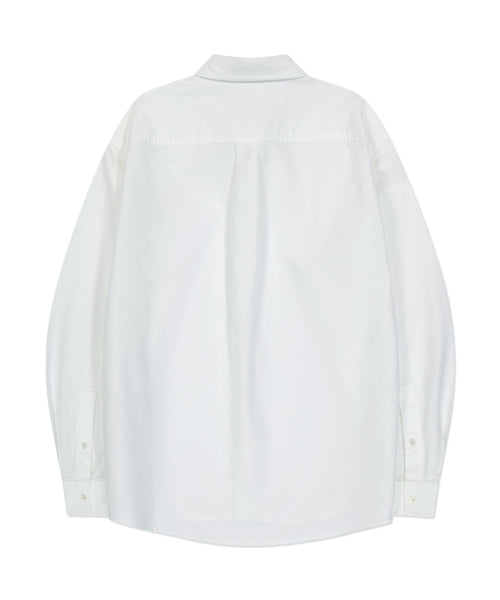 Kiki Oxford Long-Sleeved Shirt White