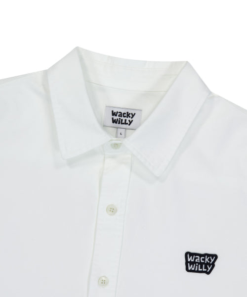 Kiki Oxford Long-Sleeved Shirt White