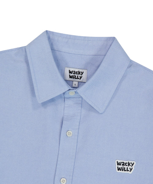 Kiki Oxford Long-Sleeved Shirt Blue
