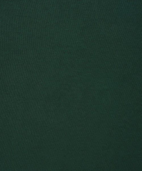 Sweat collar short-sleeved T-shirt green