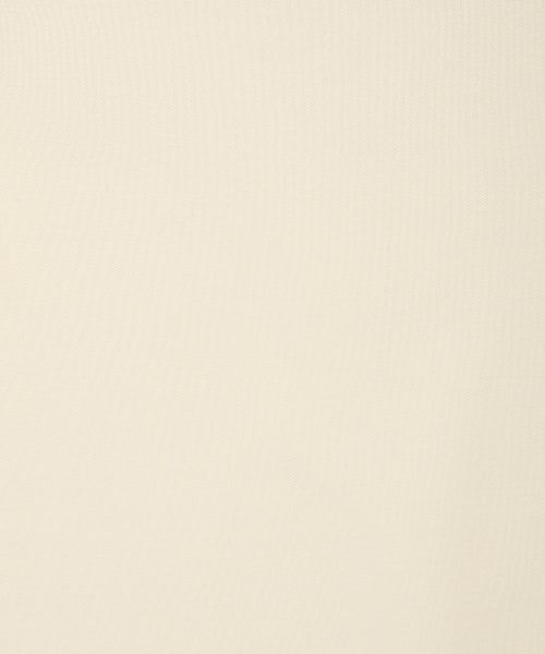 Sweat collar short-sleeved T-shirt cream
