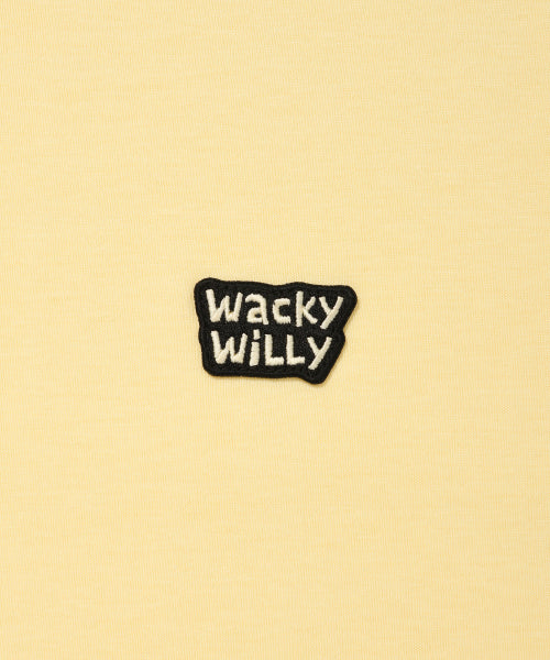 Small typo Short-sleeved T-shirt Yellow