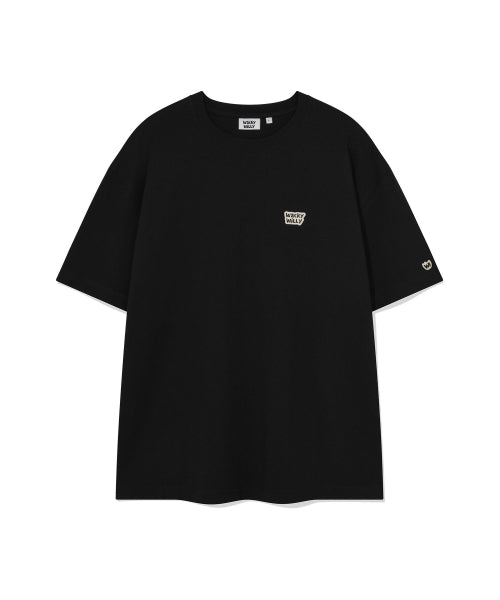 Small typo Short-sleeved T-shirt black