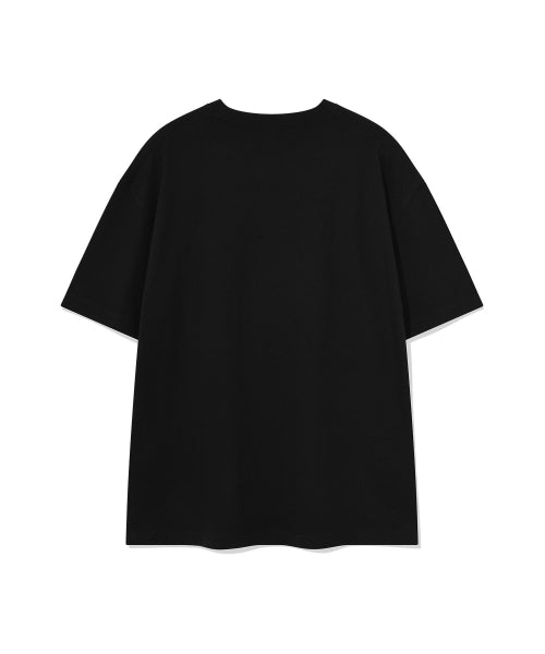 Small typo Short-sleeved T-shirt black