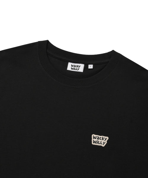 Small typo Short-sleeved T-shirt black
