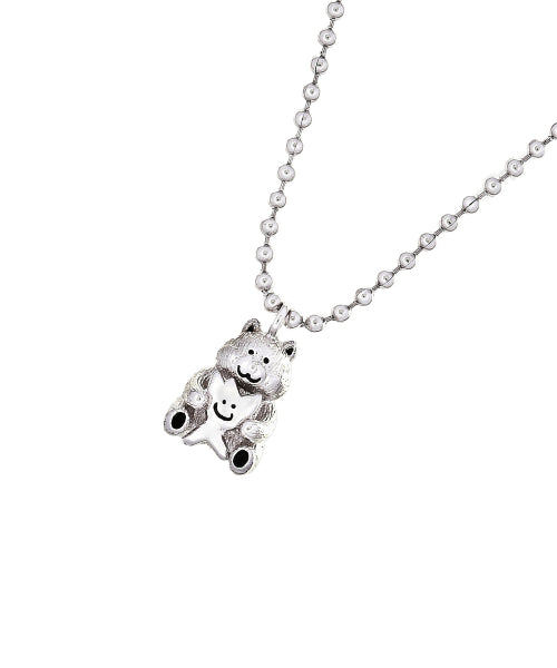 Kiki Friends Pendant Necklace Silver