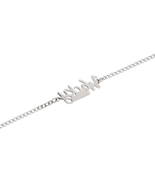 Handwriting bracelet silver